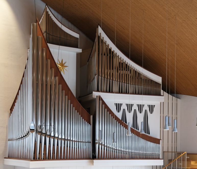 Orgel an St. Nikolai, 2023 aufgenommen