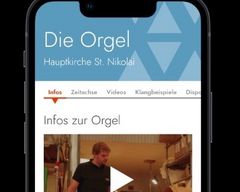 Screenshot der Orgel-App